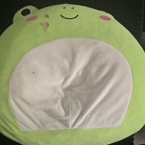Squishmallows Green and White Frog Stuffed Animal